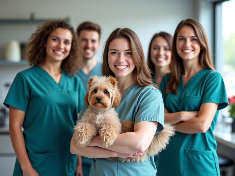 Equipo de groomers profesionales de LunaPelo Care Madrid